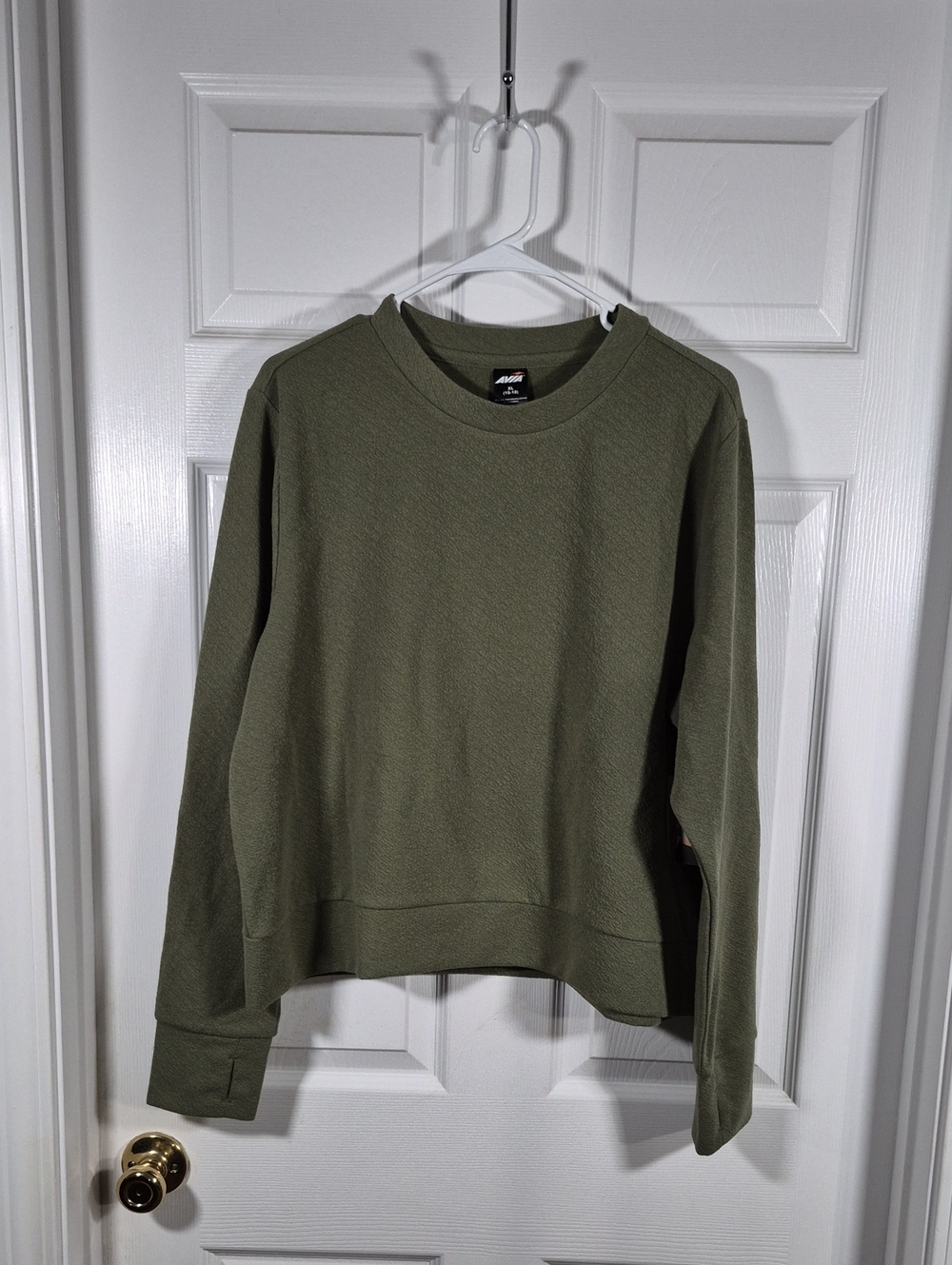 Avia Olive Green Crewneck Sweatshirt